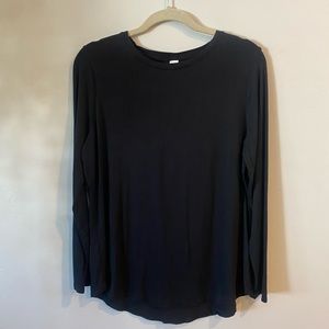 Old navy lux soft casual black long sleeve shirt